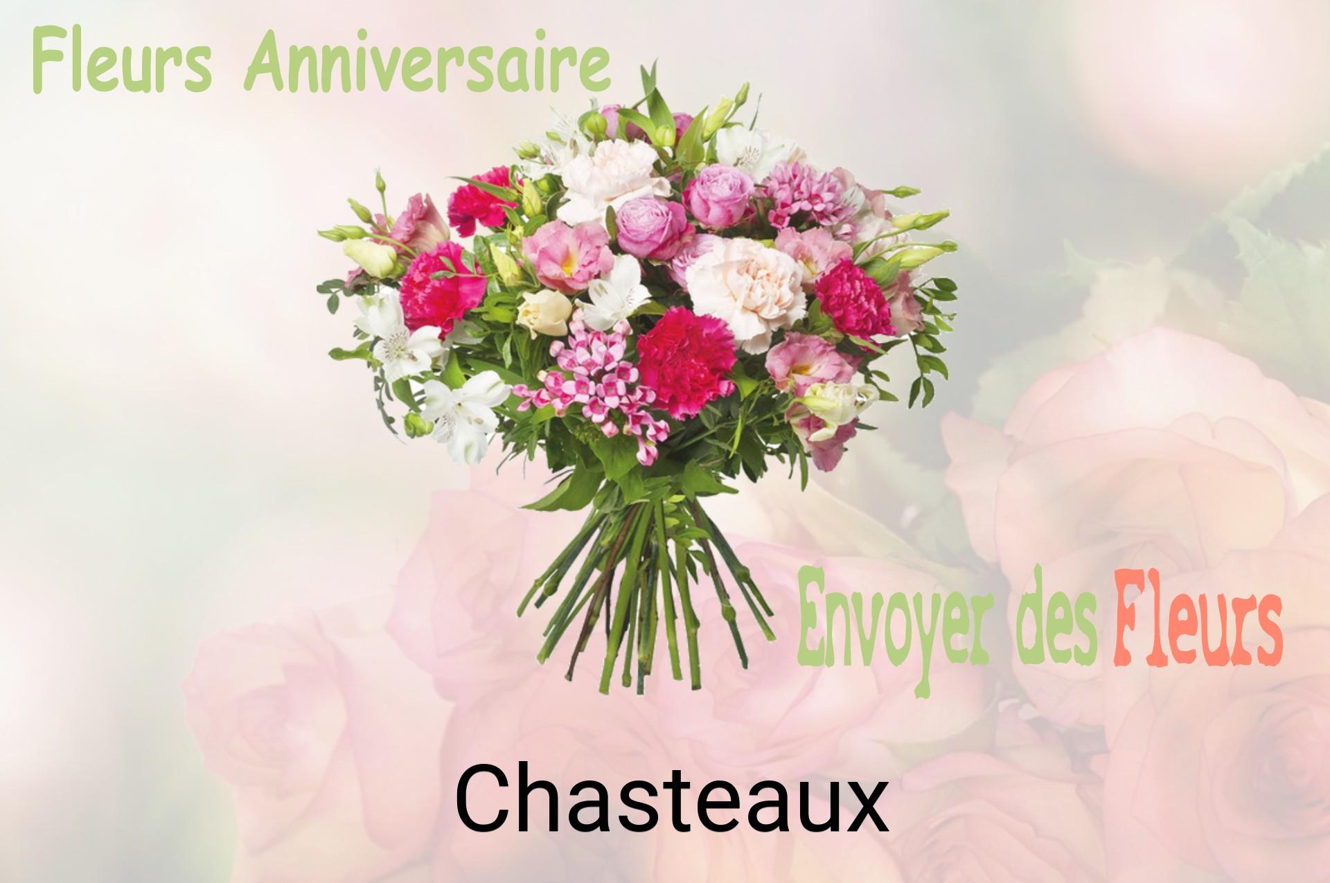 Bouquet de fleurs d’anniversaire livré à Chasteaux