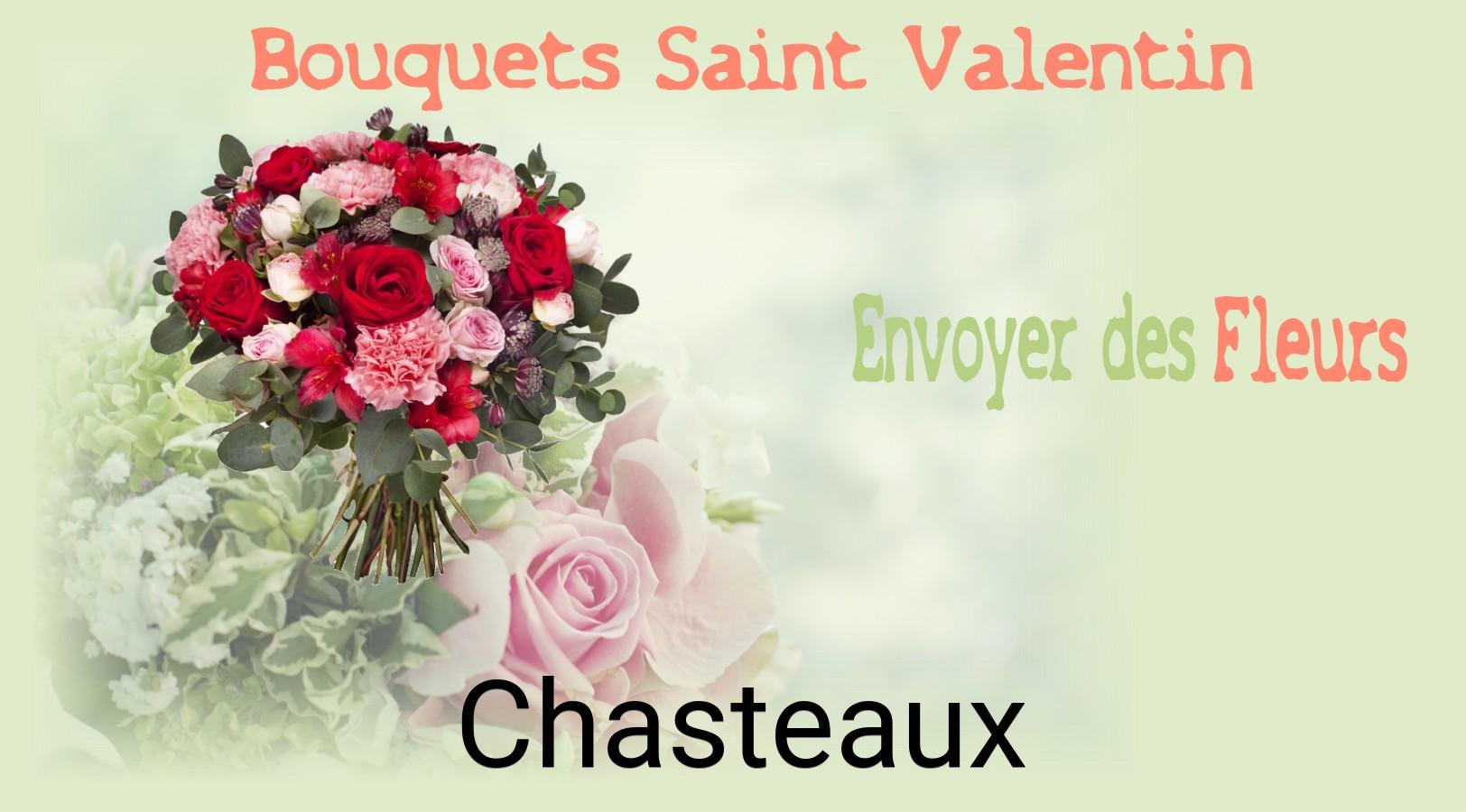 Roses de Saint-Valentin livrées à Chasteaux